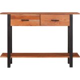 vidaXL Konzolna stolica Smeđa 110 x 30 x 75 cm Masivno bagremovo drvo | shoptok.hr