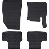  Auto tepih 4 pcs Crna prikladno za CAPTUR 2020- Guma | shoptok.hr