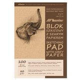 Blok za skiciranje 50 (100) sivo-braon listova 420 x 594 mm
