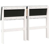  Tapecirani uzglavlje Svijetlo siva 120 cm Čvrsto borovo drvo | shoptok.hr