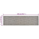  Kuhinjski tepih perivi s uzorkom rombova 45 x 150 cm baršunasti | shoptok.hr