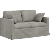 SOFA Svijetlo siva 138 x 78 x 80 cm Baršun | shoptok.hr