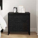 vidaXL Noćni ormar Crni hrast 45 x 34 x 44.5 cm Konstruirano drvo | shoptok.hr
