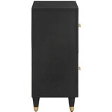  Kreveta s policom Crna 60 x 33 x 75 cm Čvrsto drvo manga | Eponuda.com