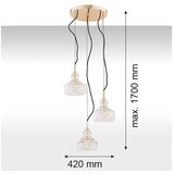  Argon 1462 - Luster na sajli CRUZ 3xE14/7W/230V | Eponuda.com