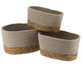Tendance SET KOŠARA 3/1, MORSKA TRAVA/PAMUK, BEŽ/NATUR | shoptok.hr
