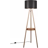 Tri O Smeđa stojeća svjetiljka s policom (visina 152 cm) Colette –
