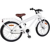 vidaXL Otroško Kolo 18 Palcev za 5-7 let Bela - - Bela - 14 - 123 x 51 x 78 cm - 2025- | Shoptok.si