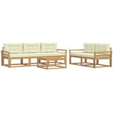  Set vanjskih sofa 6 kom. Bijela i krem | shoptok.hr