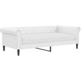  Dnevni krevet s madracem bijeli 90 x 200 cm od umjetne kože | shoptok.hr