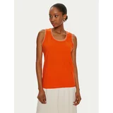 United Colors Of Benetton Top 34G7DH00W Oranžna Regular Fit