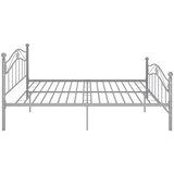  Okvir za krevet sivi metalni 180 x 200 cm | Shoptok.si