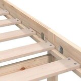 vidaXL Okvir za krevet bijeli od borovine 75 x 190 cm UK jednokrevetni | shoptok.hr