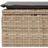 vidaXL 6-dijelni set vrtnih sofa s jastucima bež od poliratana bagrem | shoptok.hr