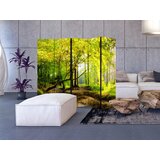 Artgeist PARAVAN 225/172/3 cm zelena, svetlo rjava Slike