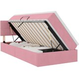 vidaXL Krevet s od storage s madracem Ružičasta 100 x 200 cm Baršun | shoptok.hr