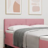 vidaXL Uzglavlje s gumbima ružičasto 160 cm baršun | shoptok.hr