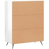  Komoda sjajna bijela 69,5x34x90 cm od konstruiranog drva | shoptok.hr