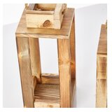 Conceptum Hypnose Set svećnjaka Double Lantern, Drveni, 30x25 cm cene