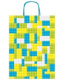  VREĆICE UKRASNE 26X36X12CM KOCKICE REX-SAUL SADOCH SDF26-275J PLA/ZEL/ŽUT | shoptok.hr
