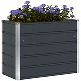 Cvetlično korito Antracit 100 x 50 x 75 cm Cinkana jeklena, (5000207564) | Shoptok.si