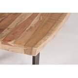 BIZZOTTO Crni/u prirodnoj boji stolić za kavu s pločom stola od bagrema 70x120 cm Elmer – | shoptok.hr