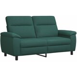  Set sofe 2 pcs Tamnozelena Tkanina - Tamnozelena 2-sjedalna (140 cm) + 3-sjedalna | shoptok.hr