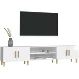 vidaXL TV omarica visok sijaj bela 180x31,5x40 cm inženirski les | Shoptok.si