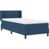  Postelja z vzmetnico z vzmetnico Modra 200 x 100 cm Poliester, (5000128499) | Shoptok.si