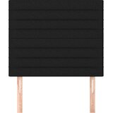  Uzglavlje Crno 80x5x118/128 cm Tkanina | shoptok.hr