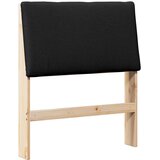  Tapecirani uzglavlje Crna 75 cm Čvrsto borovo drvo | shoptok.hr