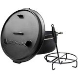 Klarstein Guernsey, vrhunski lonec iz litega železa, 12.0 barbecue lonec, lito železo, nogice, velikost XL/12 qt/13,6 l Cene