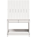  Vrtna stolica bijela 50,5 x 55 x 77 cm od masivne borovine | shoptok.hr