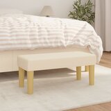  Klupa krem 70 x 30 x 30 cm od tkanine | shoptok.hr