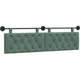  Držeće uzglavlje Zidne Morska zelena 170 x 55 x 7 cm Baršun - zelena boja mora 160 cm bez LED | shoptok.hr