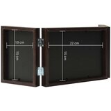 vidaXL Trodijelni okvir za fotografije smeđi 22x15 cm + 2 x (10x15 cm) | shoptok.hr