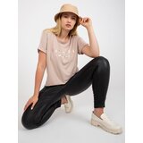RELEVANCE T-shirt-RV-TS-7776.02P-beige | Shoptok.si