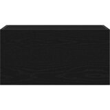  Kupaonski zidni ormarić crni 60x25x30 cm izrađeno drvo | shoptok.hr