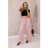 Kesi Wide-waisted trousers dark powder pink Cijene