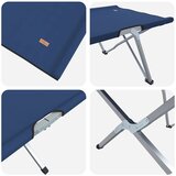 Sklopivi kamperski krevet Plava 194 x 62,5 x 42,5 cm | shoptok.hr