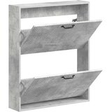  Ormar za cipele na zidu HAARLEM 71 x 17 x 86 cm Betonska siva | shoptok.hr