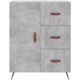  Komoda siva boja betona 69 5x34x90 cm od konstruiranog drva | shoptok.hr