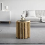 Premium Living Klubska Miza Sway, Mangov Les, Črna | Shoptok.si