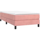Box spring krevet s madracem ružičasti 90x200 cm baršunasti | shoptok.hr