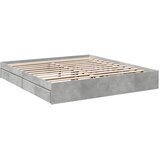  Okvir kreveta s ladicama siva boja betona 180x200 cm drveni | shoptok.hr