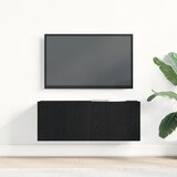 TV ormar Zidne Crni hrast 80 x 30 x 30 cm Konstruirano drvo | Eponuda.com