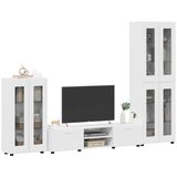  Set TV komoda FLORIN 3 kom. Visoki sjaj bijela | shoptok.hr