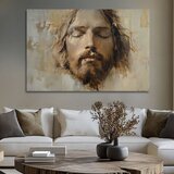  Isus Hristos u molitvi | Oslikana akrilom i zlatnim listićima | ePonuda.com