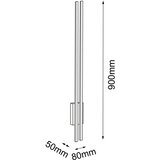  Amplex 8243 - LED zidno svetlo EBORA 2xLED/3,8W/230V | Eponuda.com
