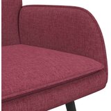 SOFA za dvije osobe boja crnog vina 115 x 61 x 87 cm tkanina | shoptok.hr
